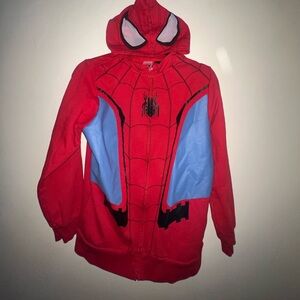 Kids 14 Spider-Man hoodie with mask hood